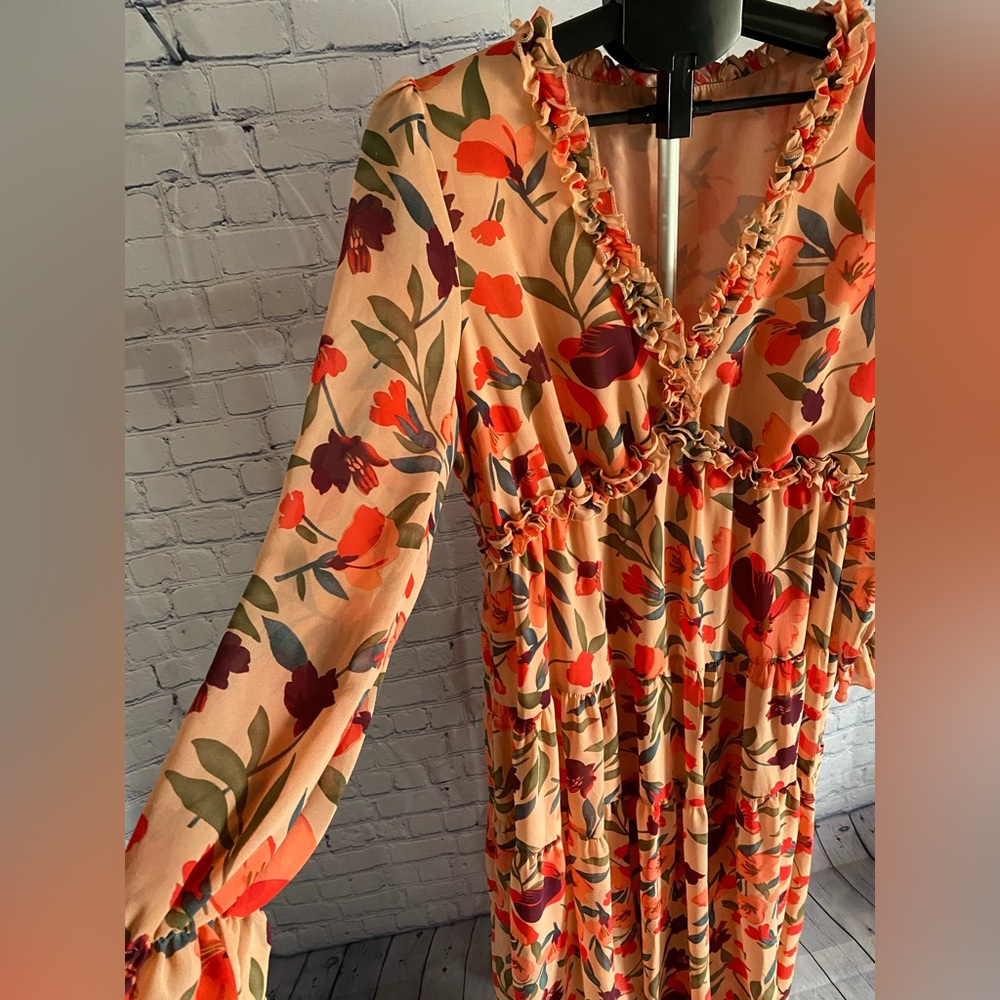 Long Floral Dress - Picture 3 of 4